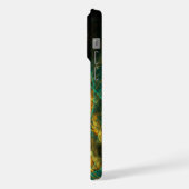 Het oog van de Abstracte kunst van de Oerwoud iPhone Hoesje (Linkerkant)