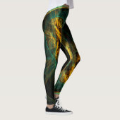 Het oog van de Abstracte kunst van de Oerwoud Leggings (Rechts)