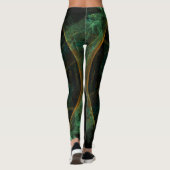 Het oog van de Abstracte kunst van de Oerwoud Leggings (Achterkant)