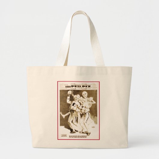 HET OOG VAN DE EVIL GROTE TOTE BAG (Voorkant)