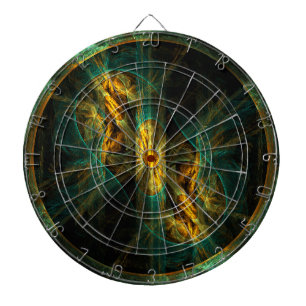 Het oog van de jungle abstracte kunst dartbord