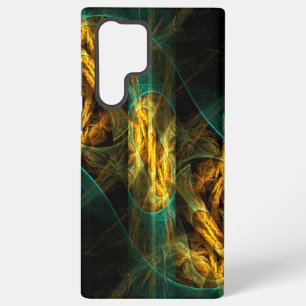 Het oog van de jungle abstracte kunst samsung galaxy hoesje