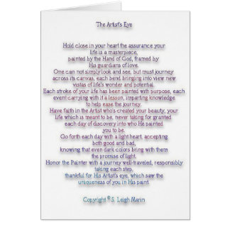 Het oog van de kunstenaar