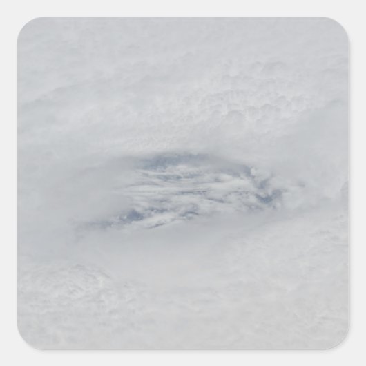 Het oog van de orkaan BIll Vierkante Sticker (Voorkant)
