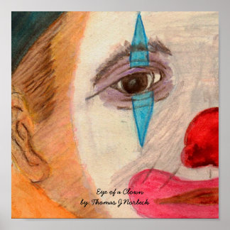 Het oog van een Kast Poster