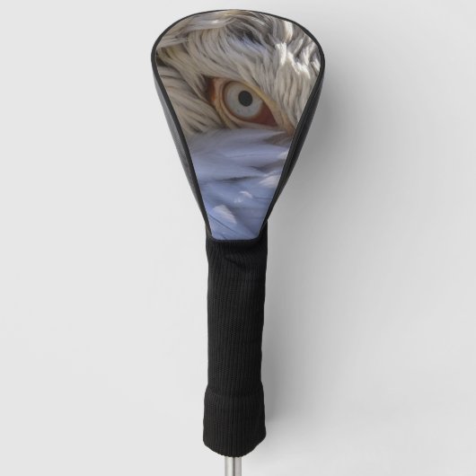 Het oog van een Pelicaan Golfheadcover (Voorkant)