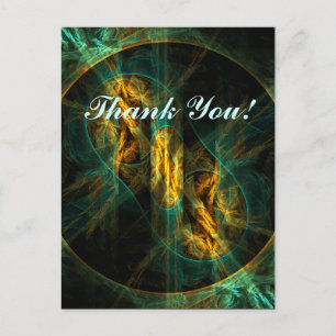 Het oog van het Oerwoud Dank u Briefkaart