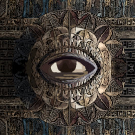 Het Oog van het Oude Egypte Canvas Afdruk