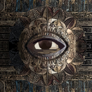 Het Oog van het Oude Egypte Canvas Afdruk