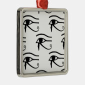 Het oog van het paardenpatroon metalen ornament (Rechts)