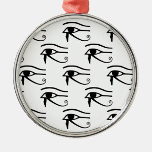 Het oog van het paardenpatroon metalen ornament