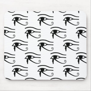 Het oog van het paardenpatroon muismat