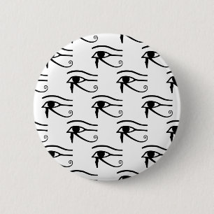 Het oog van het paardenpatroon ronde button 5,7 cm