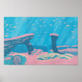 Het oog van het Zee Poster (Voorkant)