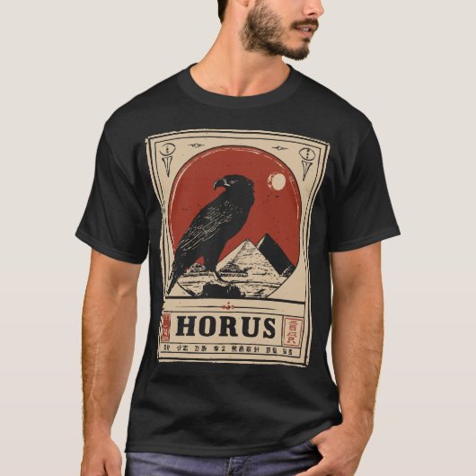 Het Oog van Horus - Ancient Vision Poster T-shirt (Voorkant)