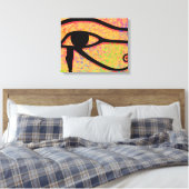 Het oog van Horus Canvas Afdruk (Insitu (Slaapkamer))