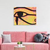 Het oog van Horus Canvas Afdruk (Insitu (Woonkamer))