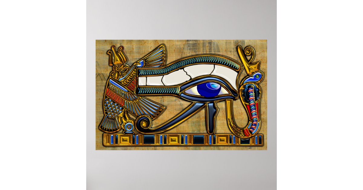 Het oog van Horus Poster | Zazzle.be