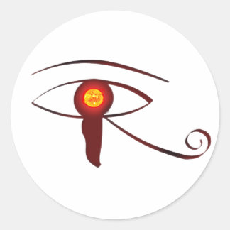 Het oog van Horus Ronde Sticker