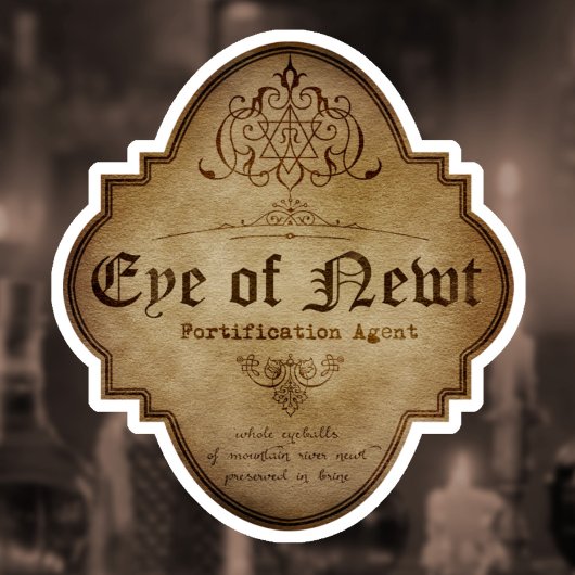 Het oog van Newt Apothecary DC Sticker