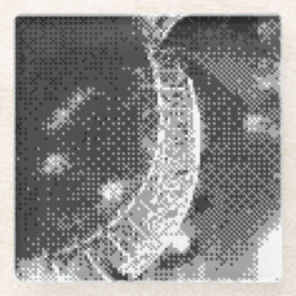 Het oogglas onderzetter glazen onderzetter