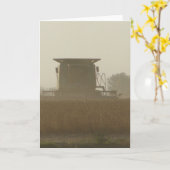 Het oogsten Tijd Kaart (Gele Bloem)