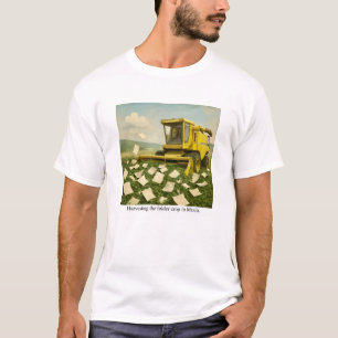 Het oogsten van het mapgewas in Manila. T-shirt