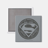 Het oorspronkelijke Man van staal Magneet (Voorkant / Achterkant)