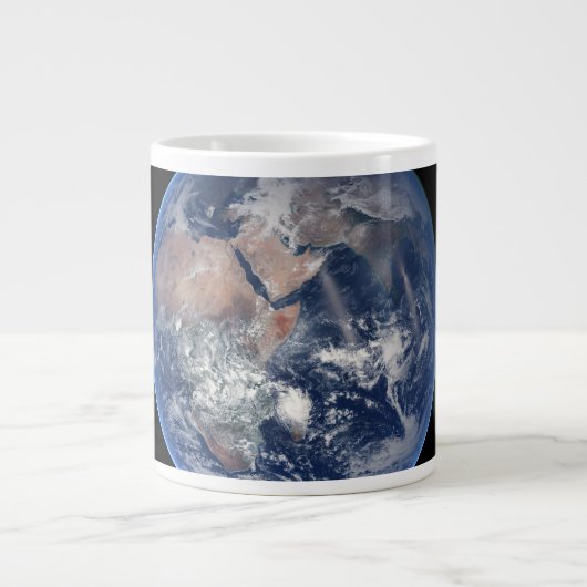 Het oostelijk halfrond op planeet Aarde. Extra Grote Beker (Voorkant)