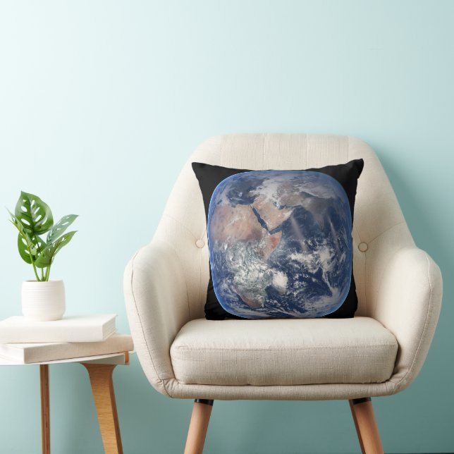Het oostelijk halfrond op planeet Aarde. Kussen (Stoel)