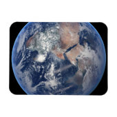 Het oostelijk halfrond op planeet Aarde. Magneet (Horizontaal)