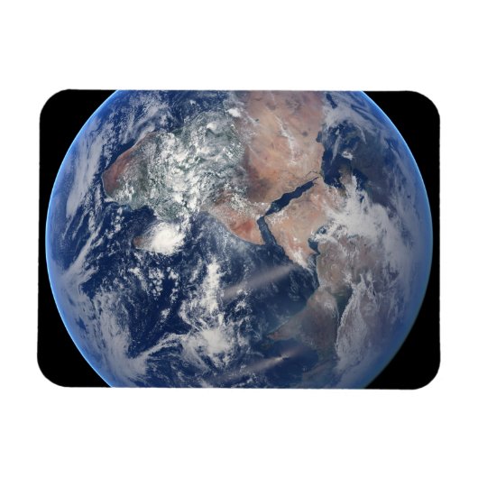 Het oostelijk halfrond op planeet Aarde. Magneet (Horizontaal)