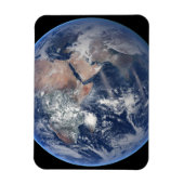 Het oostelijk halfrond op planeet Aarde. Magneet (Verticaal)