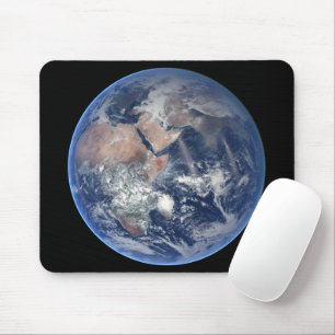 Het oostelijk halfrond op planeet Aarde. Muismat
