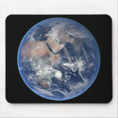 Het oostelijk halfrond op planeet Aarde. Muismat (Voorkant)