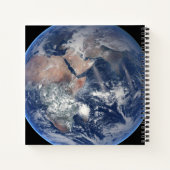 Het oostelijk halfrond op planeet Aarde. Notitieboek (Achterkant)