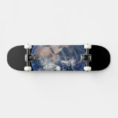 Het oostelijk halfrond op planeet Aarde. Skateboard (Horizontaal)
