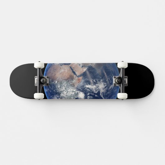 Het oostelijk halfrond op planeet Aarde. Skateboard (Horizontaal)