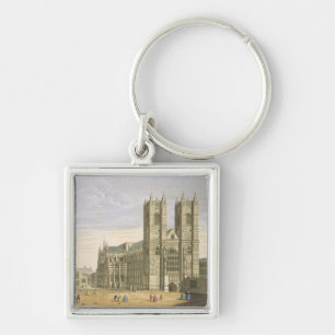 Het oostelijk perspectief van de Abbey van St. Pet Sleutelhanger