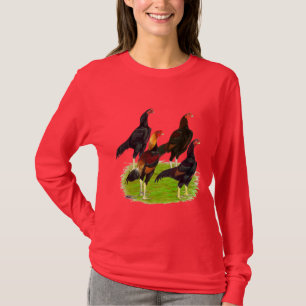 Het oosterse Kwartet van de Kip van het Spel T-shirt