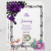 Het op reis gerichte document (Voorkant / Achterkant)