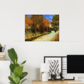 Het openbare park in Arles door Vincent van Gogh Poster (Thuiskantoor)