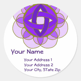 "Het openen van de Kroonkar" Adres Etiket