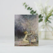 Het openen van de  kunstpostkaart van Pandora Briefkaart (Staand voorkant)