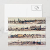 Het openen van Stockton en Darlington Briefkaart (Voorkant / Achterkant)