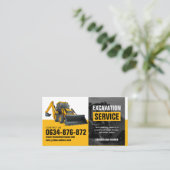 Het opgraven, Land het ontruimen, Bouw Visitekaartje (Staand voorkant)