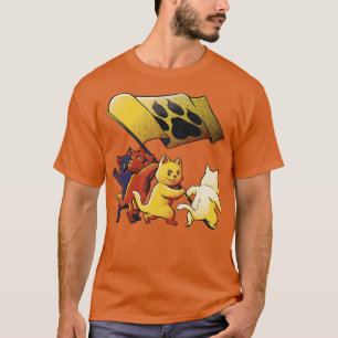 Het opheffen van de Iwo Jima katten de wereldheers T-shirt