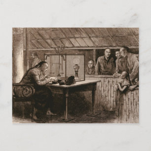 Het opiumverkeer briefkaart