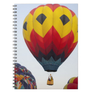Het oplaten van heteluchtballonnen notitieboek