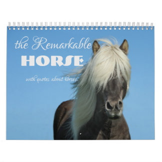 Het opmerkelijke Paard met het Kalender van de Cit